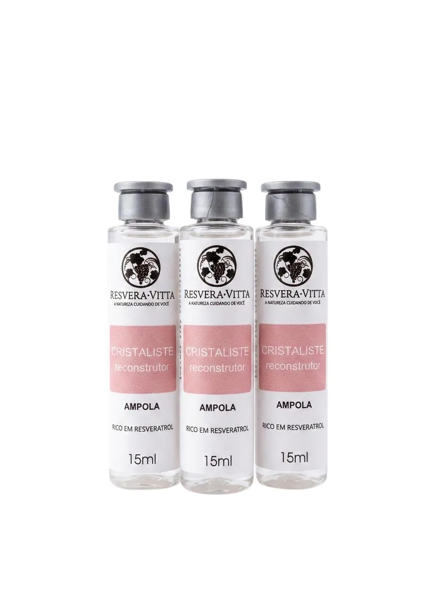 Ampola Cristaliste 15ml Resvera Vitta