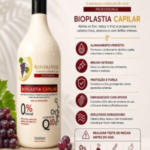 Bioplastia Capilar 1 Litro Resvera Vitta