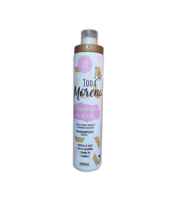 Shampoo Nutritivo Bomba de Avelã Toda Morena 500ml Toda Toda Cosmetics
