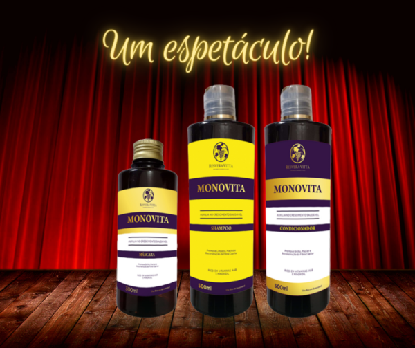 Kit Monovita Crescimento e Fortalecimento Resvera Vitta