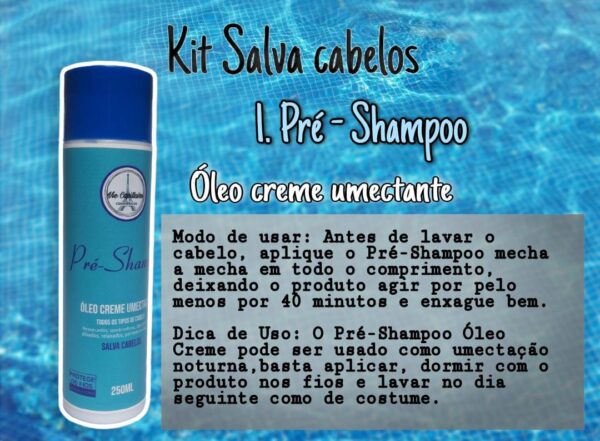 Kit Salva Cabelos - PRÉ E PÓS SHAMPOO Vie Capillaire
