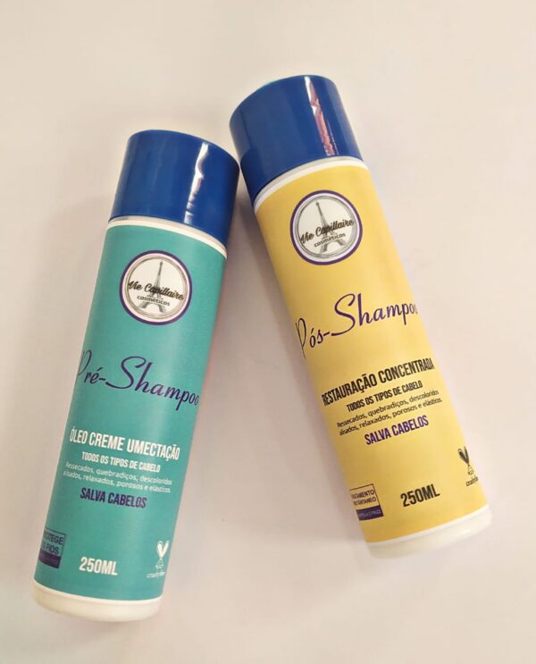 Kit Salva Cabelos - PRÉ E PÓS SHAMPOO Vie Capillaire