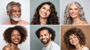 Kit Monovita Resvera Vitta 2025 : Pessoas com diferentes tipos de cabelo usando o 