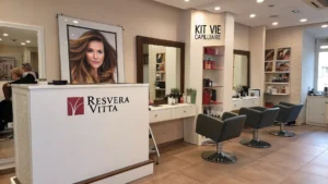 studio de cabeleireira profissional com kit vie capillaire resvera vitta