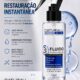 Fluido 3 Min Naturall Mix — Reconstrução Instantânea 120ml Descrição do Produto O Fluido 3 Min Naturall Mix é um tratamento milagroso de restauração instantânea, desenvolvido para recuperar, hidratar e fortalecer os fios em apenas 3 minutos. Formulado com aminoácidos essenciais, oferece um tratamento completo e de ação rápida, ideal para quem precisa de resultados imediatos sem abrir mão da qualidade. Em formato spray, de fácil aplicação, o produto penetra rapidamente na fibra capilar, devolvendo maciez, brilho e resistência aos fios danificados, ressecados ou fragilizados. Benefícios: ✅ Ação rápida — resultado em apenas 3 minutos ✅ Hidratação profunda — devolve maciez e brilho aos fios ✅ Mais força e resistência — fios protegidos e fortalecidos ✅ Tratamento completo com aminoácidos essenciais ✅ Restauração instantânea da fibra capilar ✅ Prático — spray de fácil aplicação, sem enxágue ✅ Uso profissional Indicado para: cabelos danificados, ressecados, fragilizados por química ou calor, e para quem busca um tratamento rápido entre lavagens ou antes da finalização. Modo de Utilização Com os cabelos limpos e úmidos (ou secos, para retoque rápido), borrife o Fluido a uma distância de cerca de 15 a 20cm dos fios; Aplique do meio às pontas, cobrindo todo o comprimento dos cabelos; Deixe agir por 3 minutos; Não é necessário enxaguar — pode finalizar em seguida com secador, escova ou prancha; Para tratamentos mais intensos, pode ser associado a outros produtos da linha (como o BBTOX de Chuveiro ou o Kit Hidrat). Frequência de uso: pode ser usado diariamente ou conforme a necessidade dos fios, sendo ideal também como manutenção entre um tratamento e outro. Rendimento: aproximadamente 40 a 60 aplicações, dependendo do comprimento do cabelo