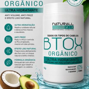 BTOX Orgânico Naturall Mix — Ultra Hidratante 1kg