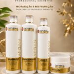 Kit Argan Naturall Mix — Shampoo, Condicionador, Leave-in e Máscara