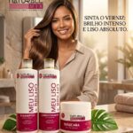 Kit Meu Liso + Brilho Naturall Mix — Shampoo, Condicionador e Máscara
